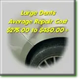 large-dent-on-fender Dent Removal Toronto - GTA | PDR - Paintless Dent Repair Prices